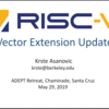 RISC-V Workshop Zurichで発表されたRISC-V Vector Extension 0.7.1