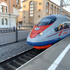 モスクワまでの道のりは高速列車「サプサン号」に乗って！ @ サンクトペテルブルク