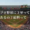 プロ野球に3軍あるの？給料って安い？どれくらい貰えるのか調べてみました