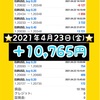 運用報告⭐️2021年4月23日(金)