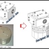 ロボットアームを３Ｄプリンタと切削加工機で自作する(ロボットアーム作成)(その３)水平垂直回転３Ｄイメージ