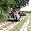 Banon Bamboo Train トロッコ列車です。