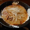 金沢市西都の客野製麺所で、辛味噌らーめんとミニパーコー丼大