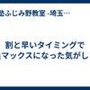 割と早いタイミングで定員マックスになった気がします