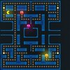  Pacman Game, Transparent Cube Field