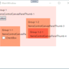 WPF、ItemsControlを使って要素を入れ子にできるカスタムコントロールThumb、グループ化みたいなもの
