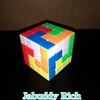 ルービックキューブで模様を作りました！　Rubik's Cube art design