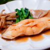 白身魚の煮つけ＆なすの揚げだし風