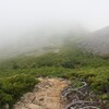 蝶ヶ岳登頂　地獄の2日目