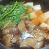 豆腐と鶏とせりの煮物