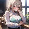 see through wet shirt (濡れた透けシャツ) by Animagine XL V3.1