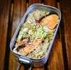 メスティン 秋鮭(?)と舞茸の炊込みご飯
