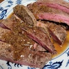 まる徳キッチンさんで再び牛赤身ステーキ
