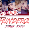 Stray Kids -『歌い手(Thunderous)』【和訳／歌詞／パート分け】