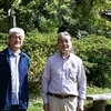 古川巧と石倉さん。　三渓園　2023