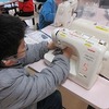 ５年生：家庭科　エプロン制作へ