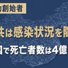 中国ではすでに感染で4億人死亡  中国共産党は情報を隠蔽,    （SARS）の時にも、中国で2億人が亡くなった。長年を経て人口減少に気づいた中国当局は直ちに二人っ子、三人っ子へと制限を解いた」と語った。
