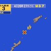 夜だるま地震情報／最大震度3