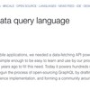  GraphQL: A data query language