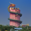 タイのドラゴン寺院：ワット・サンプラーン（Wat Sam Phran）