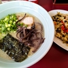 博多ばってんラーメン@戸越銀座（ラーメン＆半高菜チャーハンセット）