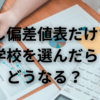 SAPIX偏差値表だけを使った受験校選びのシミュレーションに挑戦　男子校編