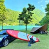 富山県でSUP遊びなら桂湖でしょ！桂湖オートキャンプ場！（富山県）＃099