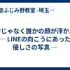 自分じゃなく誰かの顔が浮かぶ人 ― LINEの向こうにあった優しさの写真 ―