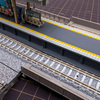 【Nゲージ】高架駅ホームの線路をさらに微調整。