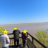 中国河南省開封市 自転車で春の黄河を目指せ♪３月２１日 黄河展望台黑岗口（黒崗口）の様子