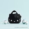 HELLO KITTY × BRILMY 中身が見えて時短がかなう ズボラに優しいコスメポーチ BOOK BLACK ver.