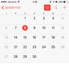【iPhone】カレンダーアプリ　(前編)