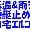 低温＆雨天の戸田を避け、自宅エルゴ