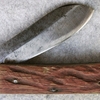 木製グリップの電工ナイフ