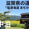 滋賀県の道の駅「塩津海道 あぢかまの里」で車中泊｜黄色い絶景！ひまわり畑が美しい映えスポットだったお話