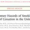 タバコを吸っている人は平均寿命10年以上短く、禁煙する年齢が若ければ若いほどイイ！