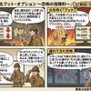 4コマ漫画：第5話『燃え上がるプット・オプション 〜恐怖の保険料〜』 