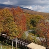 岩手県の網張温泉の方をドライブ。紅葉がキレイに見えます。