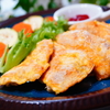 鶏むね肉のナゲット風＆いかとキャベツのカレー炒め