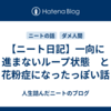 【ニート日記】一向に進まないループ状態　と　花粉症になったっぽい話