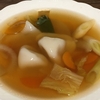 王将のもちもち水餃子スープ