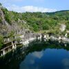 グーグルマップに載っているけど【地図に無い湖】「石切山脈」稲田採石採掘場をゆく＠茨城2024