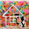 ステンシルで壁画制作 in 京都　伊藤建装様