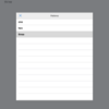 Pythonistaで、TableView機能を試す