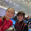 坂本花織選手のインスタにNHK杯での昌磨君とのツーショット