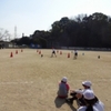 ３・４年生：体育　サッカーの練習
