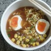 目玉ラーメンを作ってみた