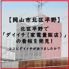 【岡山市北区平野】北区平野に「ダイイチ（家電量販店、第一産業）」ありましたか？