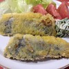 アジを揚げ焼きにした