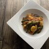 エビとオクラのチリソース炒め